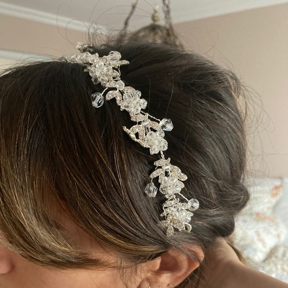 handmade Accessories - Crystal hair piece